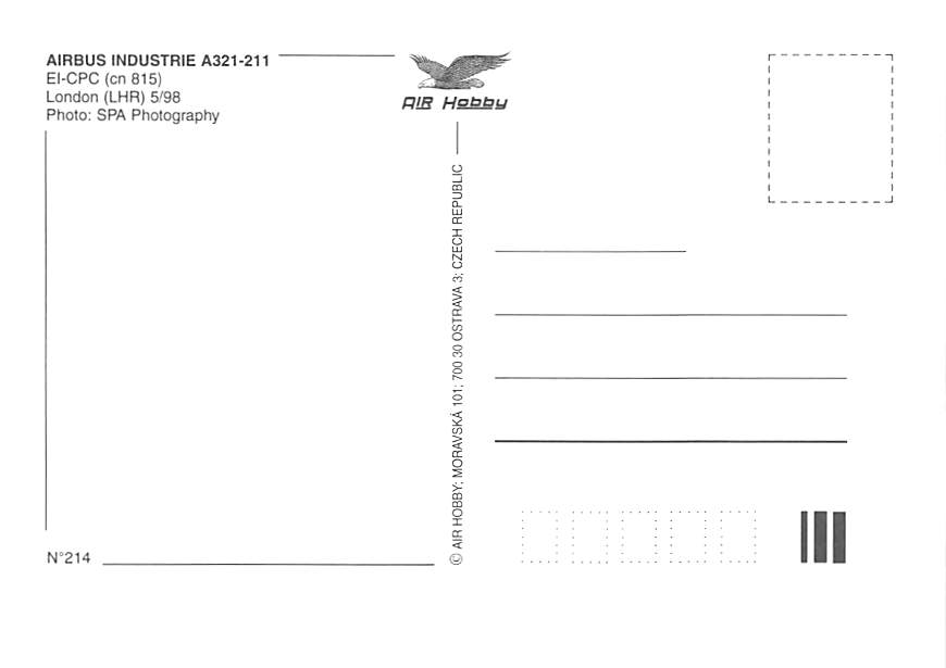 Airbus A321-211, Aer Lingus