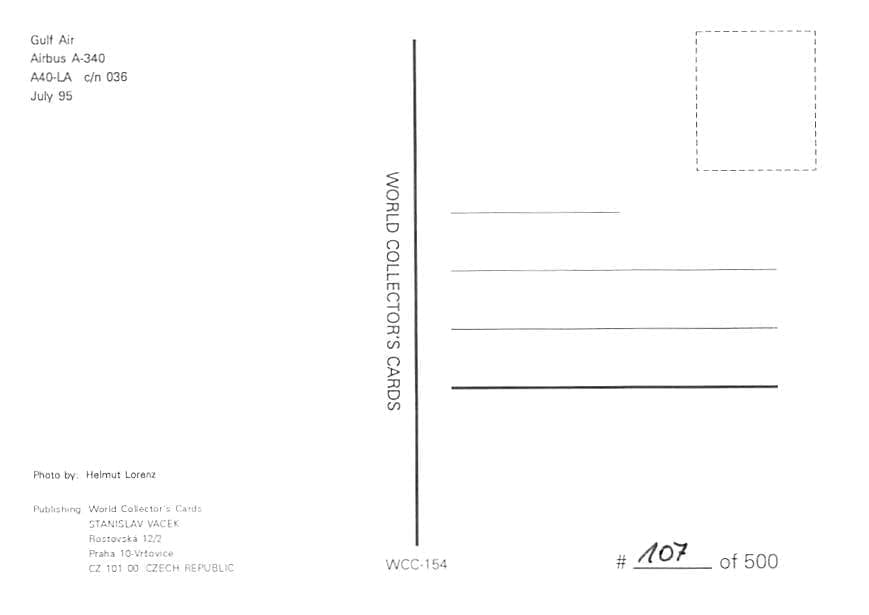 Airbus A340, Gulf Air