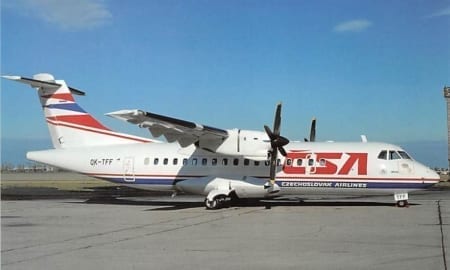 ATR42-320, CSA, Praha