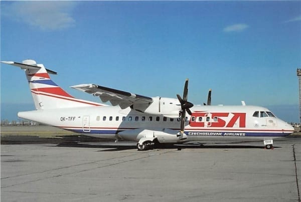ATR42-320, CSA, Praha