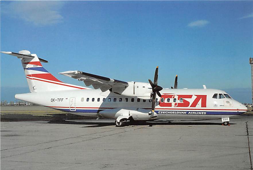ATR42-320, CSA, Praha