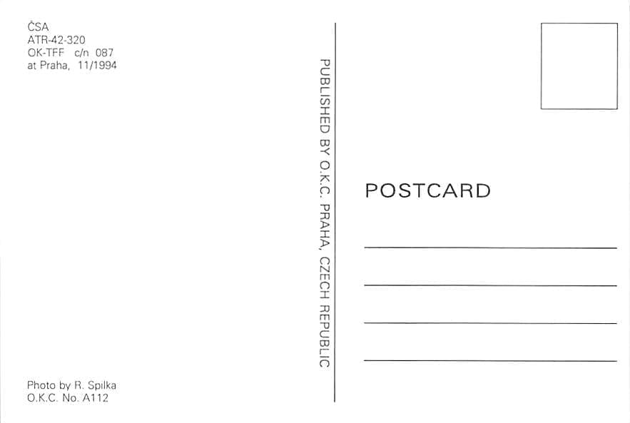 ATR42-320, CSA, Praha