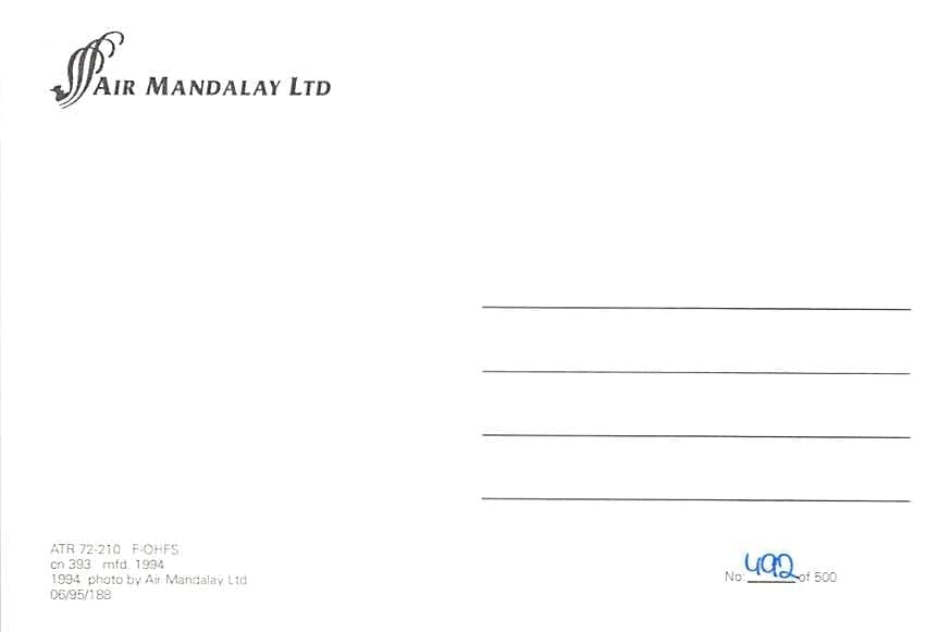 ATR72-210, Air Mandalay