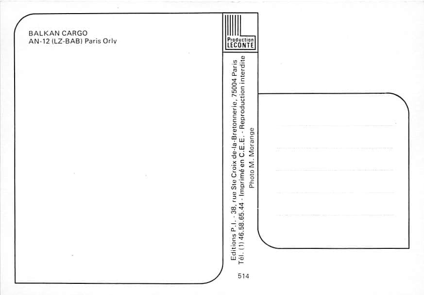 Antonov AN-12, Balkan Cargo