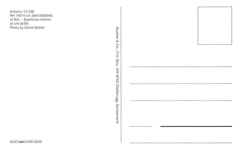 Antonov AN-74, Bashkirian Airlines