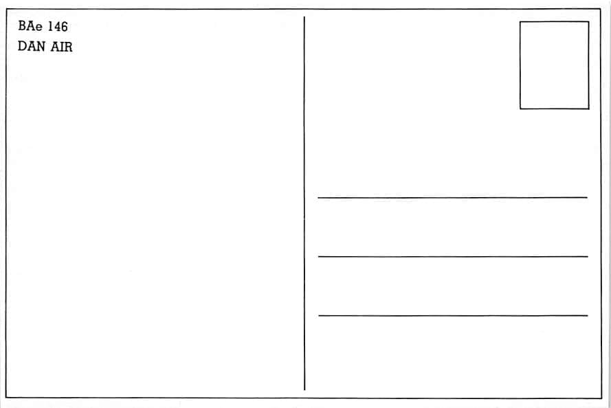 BAe 146-100, DAN-Air London