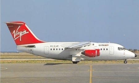BAe 146-100, City Jet Virgin Airlines