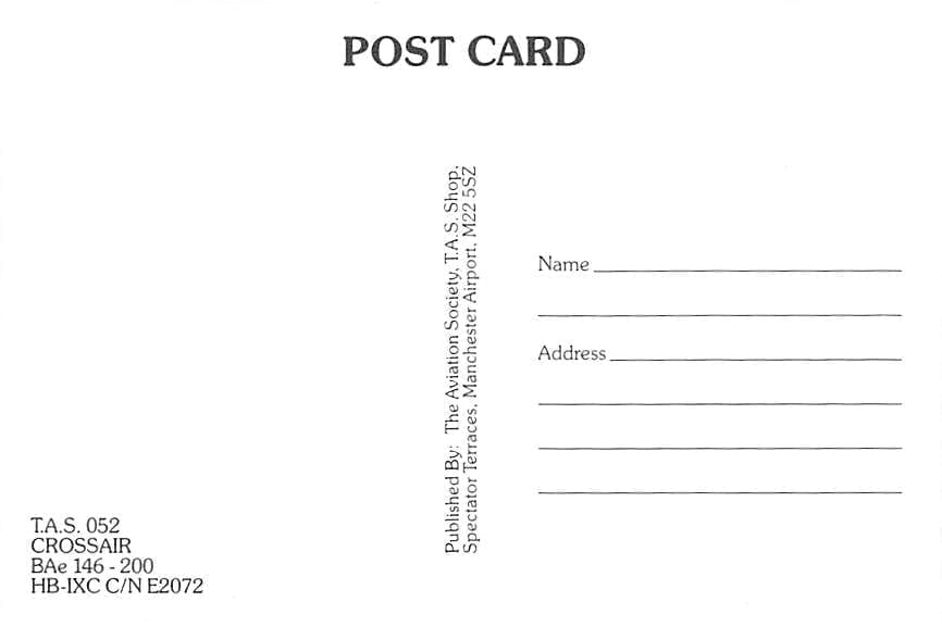 BAe 146-200, Crossair