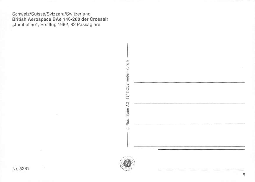 BAe 146-200, Crossair