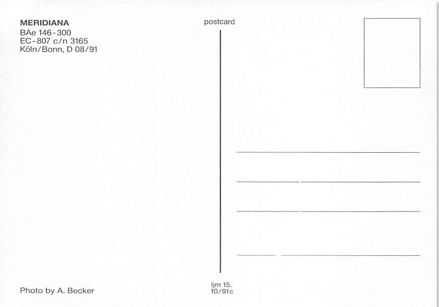 BAe 146-300, Meridiana