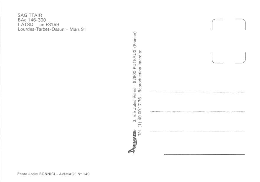 BAe 146-300, Sagittair