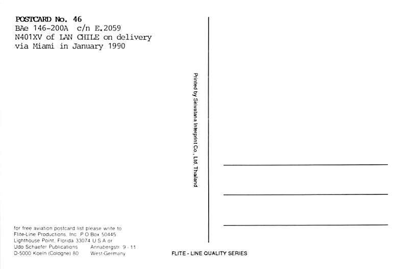 BAe 146-200, Lan Chile