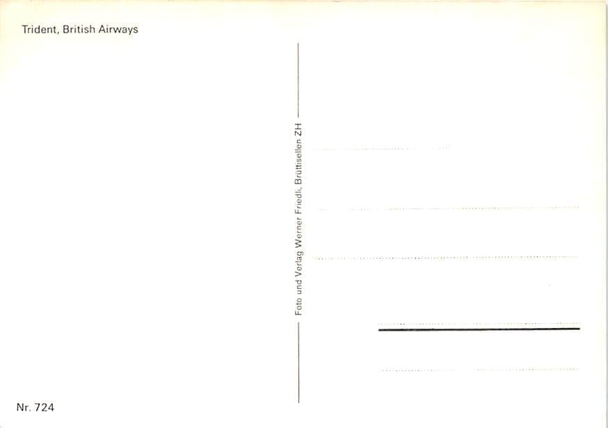 BAe Trident, British Airways