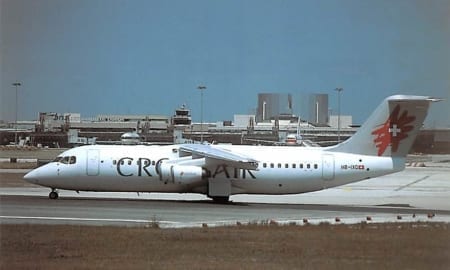 BAe Avro RJ-100, Crossair