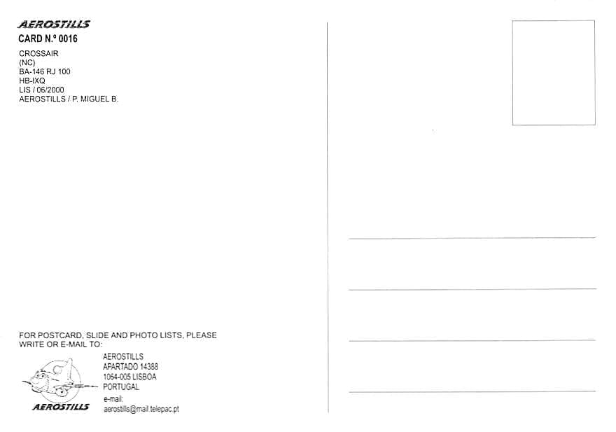 BAe Avro RJ-100, Crossair