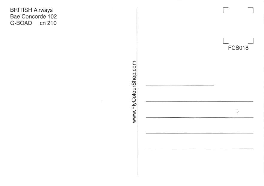 BAe Concorde 102, British Airways
