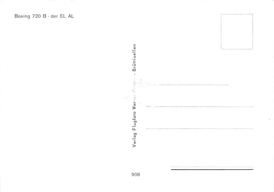 Boeing 720, El Al Israel
