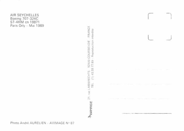 Boeing 707, Air Seychelles