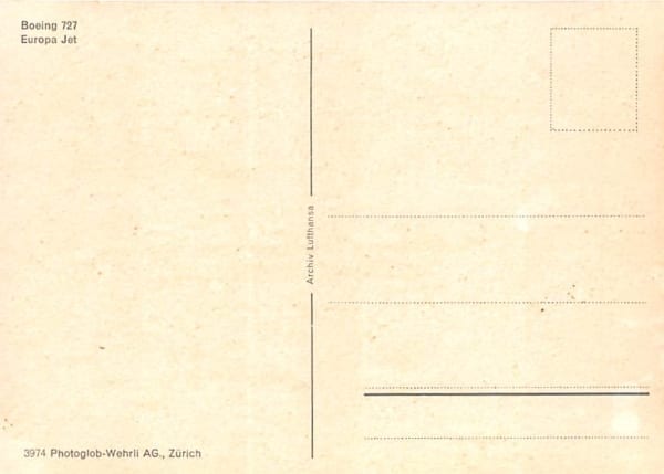 Boeing 727, Europa Jet Lufthansa