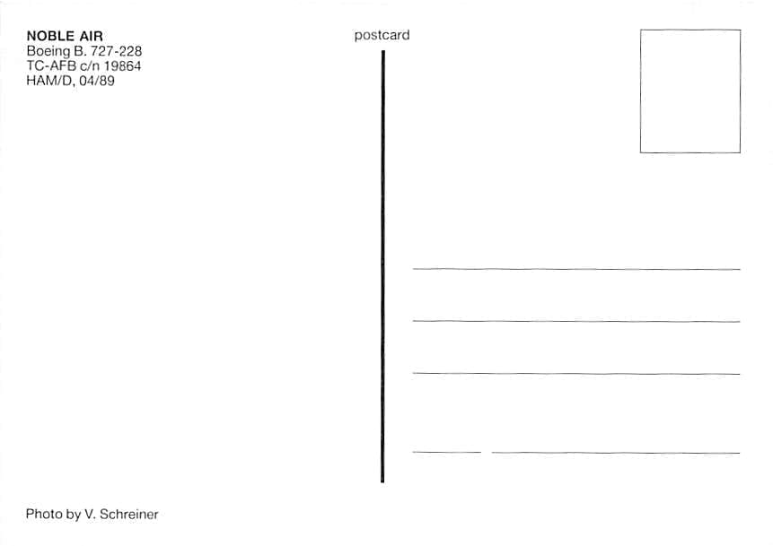 Boeing 727, Noble Air