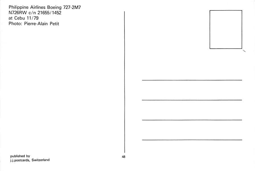 Boeing 727, Philippine Airlines