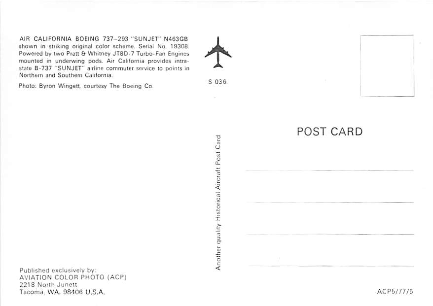 Boeing 737, Air California