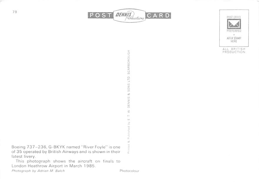 Boeing 737, British Airways