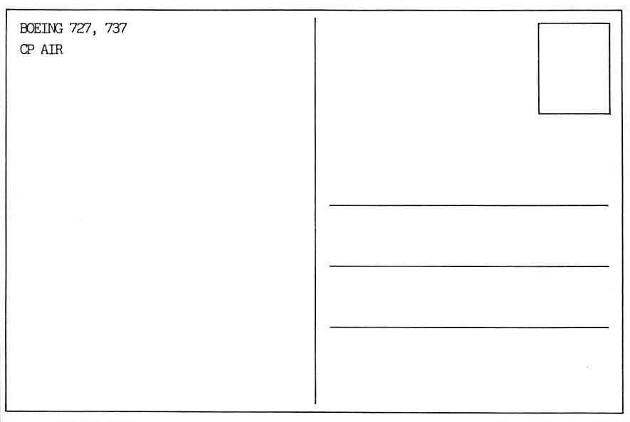 Boeing 737 und 727, CP Air