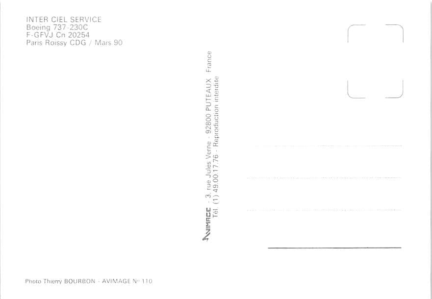 Boeing 737, Inter Ciel Service