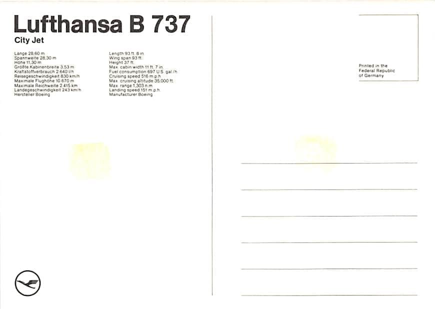 Boeing 737, Lufthansa