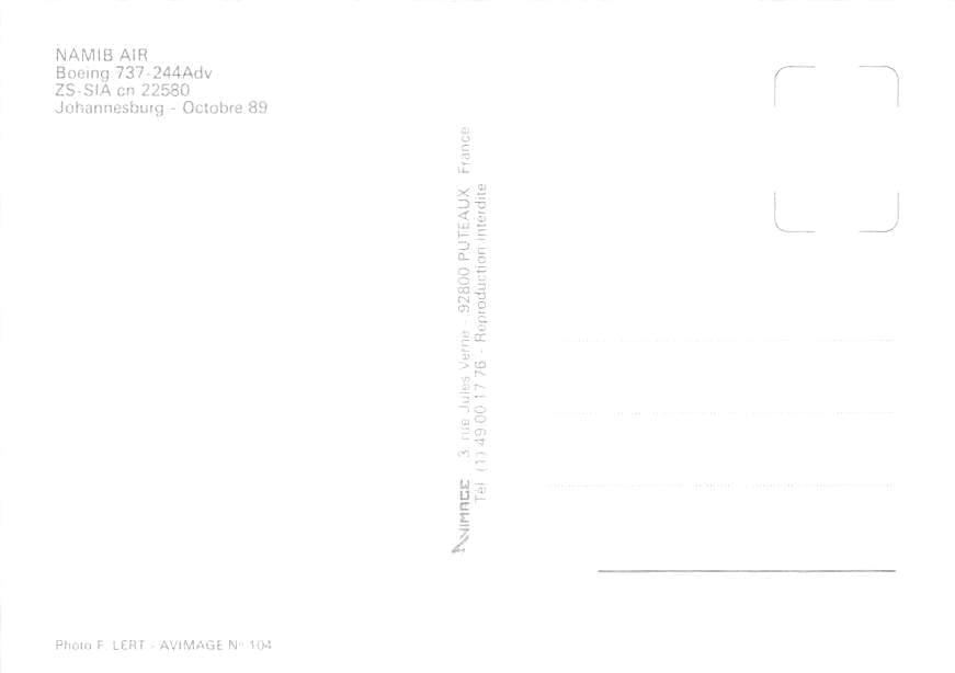 Boeing 737, Namib Air