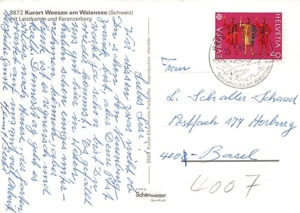 SG - Weesen, mit Leistkamm und Kerenzerberg
