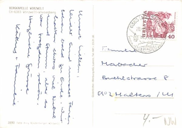 NW - Wirzweli-Wiesenberg, Bergkapelle