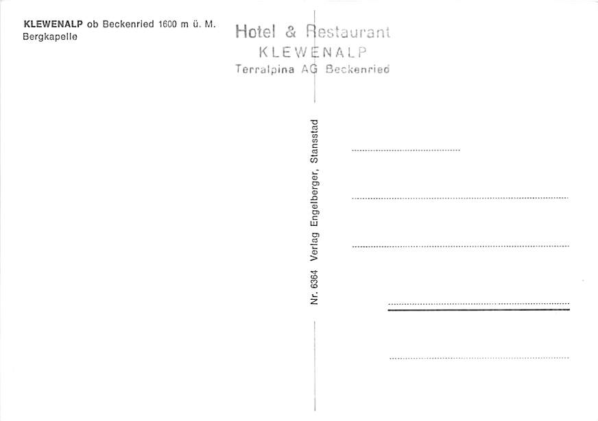 NW - Beckenried, Bergkapelle