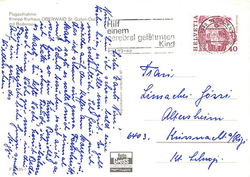 SG - St.Gallen, Kurhaus Oberwaid