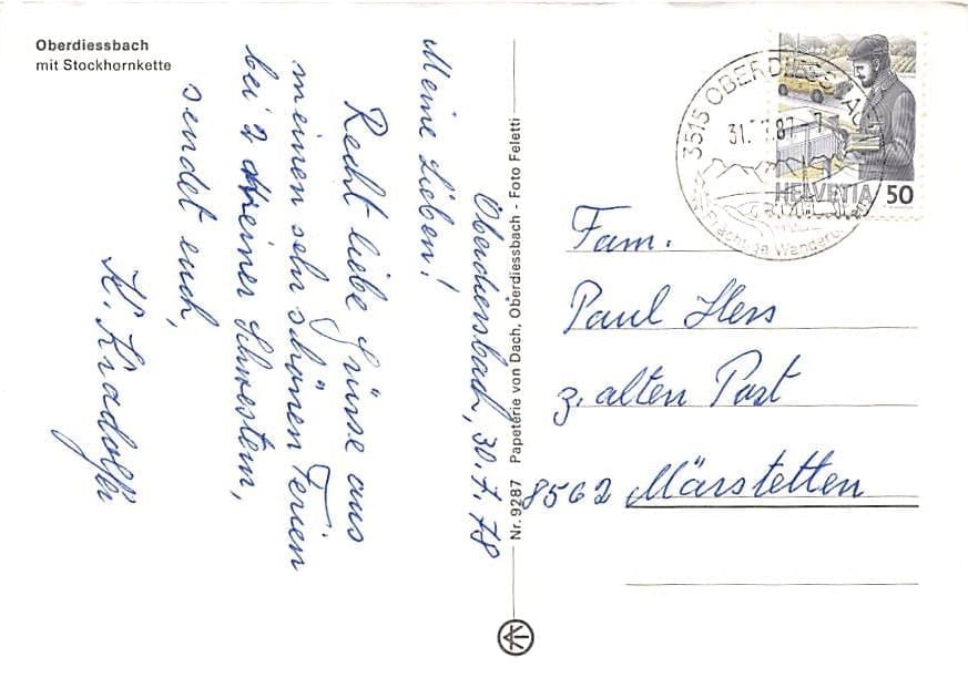 BE - Oberdiessbach, Stockhornkette