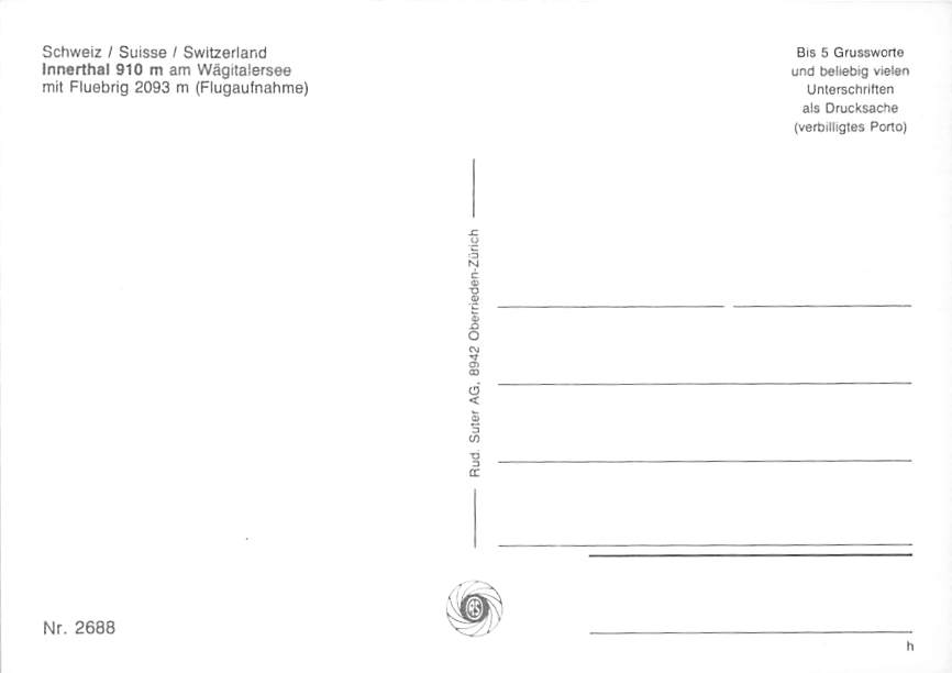SZ - Wägitalersee, Innerthal