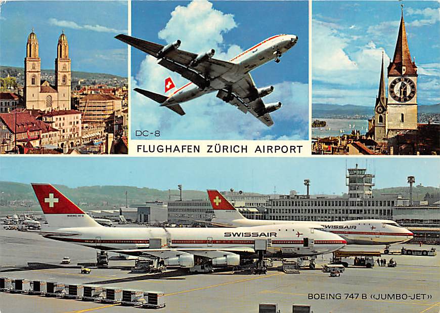 Flughafen Zürich, Boeing 747