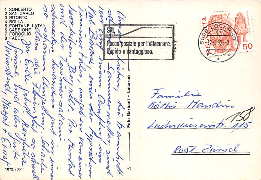 TI - Val Bavona, Sonlerto, Ritorto, Bolla, Faedo