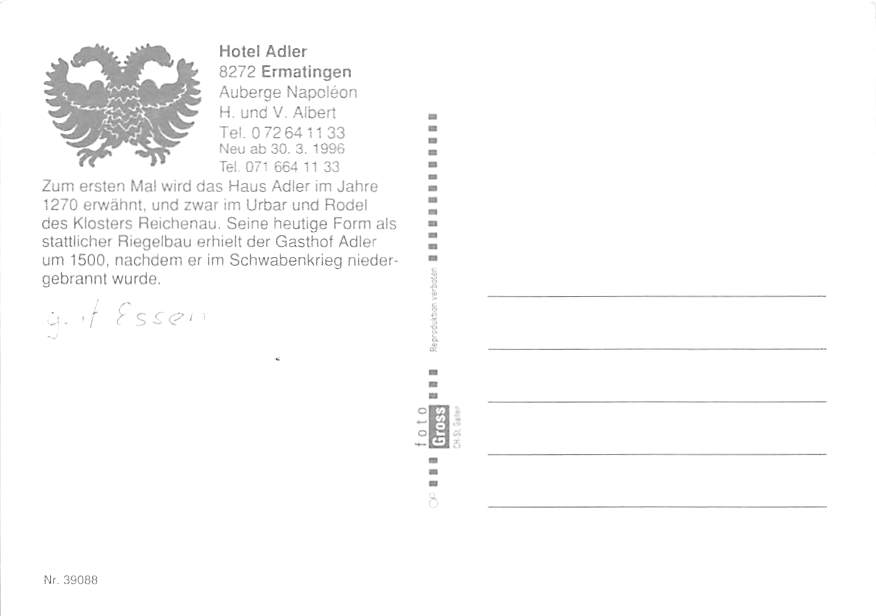 TG - Ermatingen, Hotel Adler