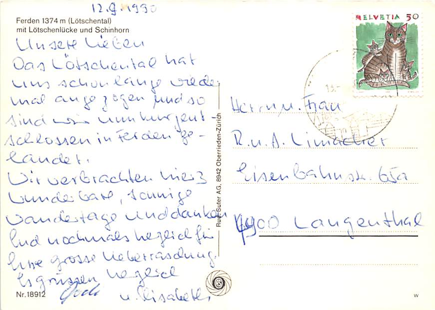 VS - Ferden, Lötschental