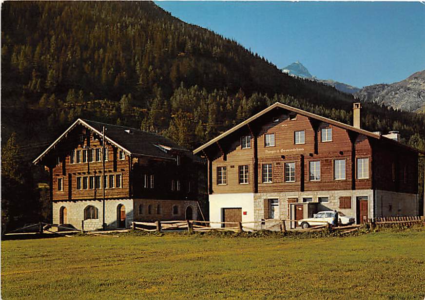 VS - Oberwald, Schulhaus, Gemeindehaus