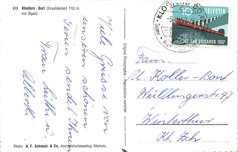 Klosters Dorf, mit Älpelti