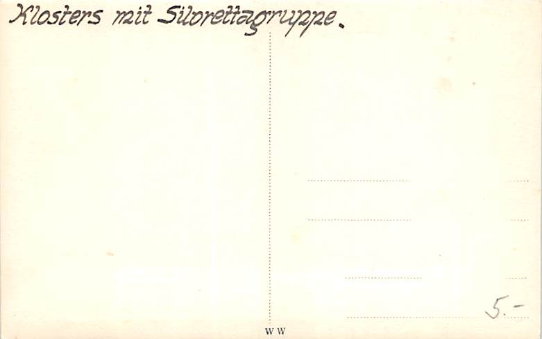 Klosters, mit Silvrettagruppe