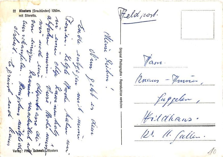 Klosters, mit Silvretta