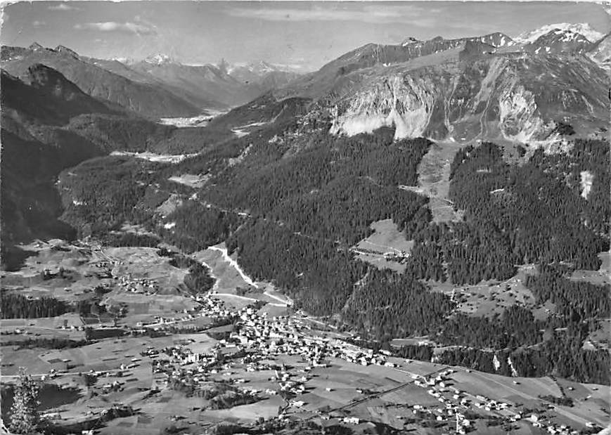 Klosters, Blick gegen Davos