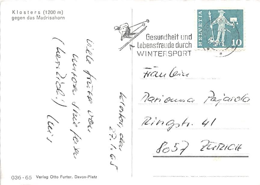 Klosters, gegen das Madrisahorn