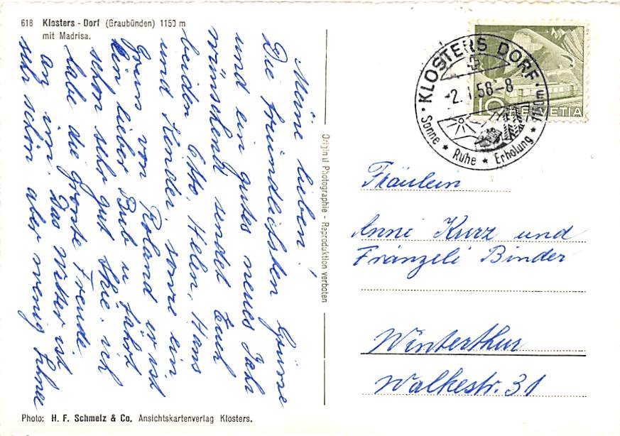 Klosters, mit Madrisa