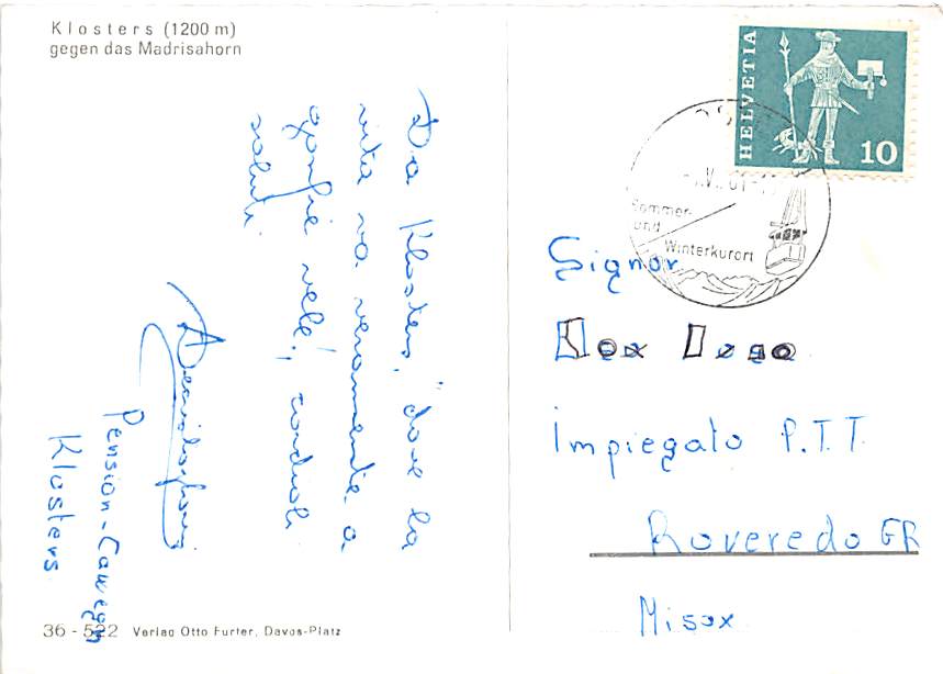 Klosters, gegen das Madrisahorn