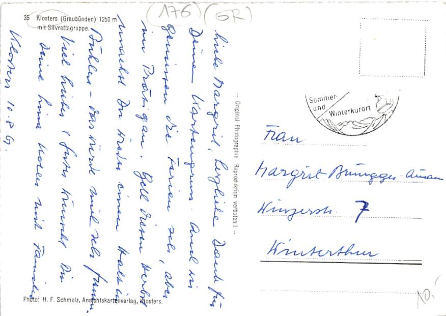 Klosters, mit Silvrettagruppe